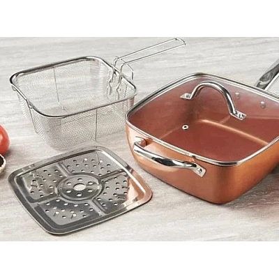Tigaie non aderenta multifunctionala 5 piese Migas Tigaie non aderenta multifunctionala 5 piese Migas