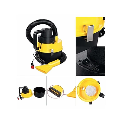 Aspirator Auto Turbo filtru de praf detasabil aspira umed si uscat alimentare la bricheta auto Aspirator Auto Turbo filtru de praf detasabil aspira umed si uscat alimentare la bricheta auto