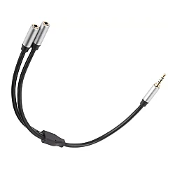 Cablu adaptor audio QHD74 de 3.5mm 20cm Cablu adaptor audio QHD74 de 3.5mm 20cm