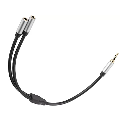 Cablu adaptor audio QHD74 de 3.5mm 20cm Cablu adaptor audio QHD74 de 3.5mm 20cm