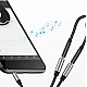 Cablu adaptor audio QHD74 de 3.5mm 20cm