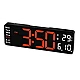 Ceas de perete / masa electronic RD A323 de 32cm afisaj portocaliu Ceas de perete / masa electronic RD A323 de 32cm afisaj portocaliu