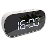 Ceas electronic A118 design modern afisaj LCD alb