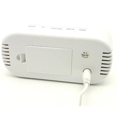 Ceas electronic A118 design modern afisaj LCD alb Ceas electronic A118 design modern afisaj LCD alb