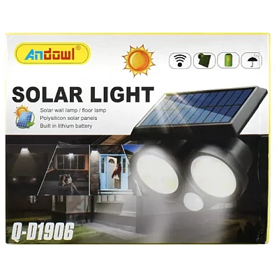 Lampa solara de gradina Andowl Q D1906 cu senzor de miscare Lampa solara de gradina Andowl Q D1906 cu senzor de miscare