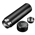 Termos cu afisaj temperatura LED Baterie durabila 0.5 L Negru