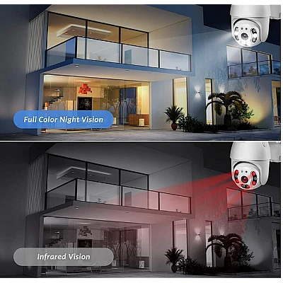 Camera de supraveghere 1920x1080p cu 8 LED Wifi 2MP zoom digital 4X Camera de supraveghere 1920x1080p cu 8 LED Wifi 2MP zoom digital 4X