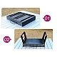 Gratar portabil tip valiza pentru gradina camping plaja din metal negru 27cmx35cmx23cm Gratar portabil tip valiza pentru gradina camping plaja din metal negru 27cmx35cmx23cm