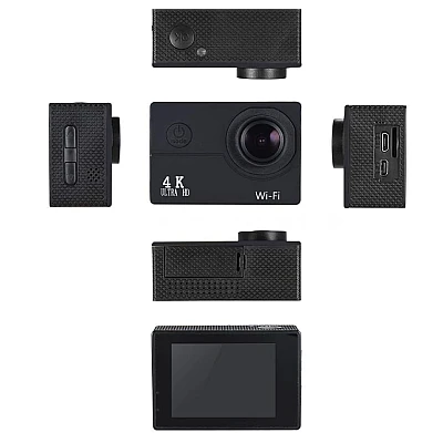 Camera Sport 4K UltraHD 30fps WiFi 16MP si Accesorii Camera Sport 4K UltraHD 30fps WiFi 16MP si Accesorii