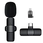Microfon wireless K8 tip lavaliera conector USB tip C sau iPhone