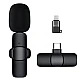 Microfon wireless K8 tip lavaliera conector USB tip C sau iPhone Microfon wireless K8 tip lavaliera conector USB tip C sau iPhone