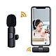 Microfon wireless K8 tip lavaliera conector USB tip C sau iPhone Microfon wireless K8 tip lavaliera conector USB tip C sau iPhone