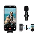 Microfon wireless K8 tip lavaliera conector USB tip C sau iPhone Microfon wireless K8 tip lavaliera conector USB tip C sau iPhone