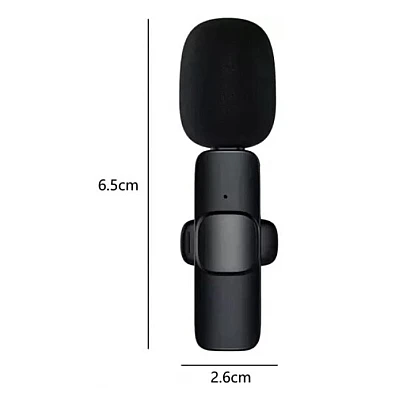 Microfon wireless K8 tip lavaliera conector USB tip C sau iPhone Microfon wireless K8 tip lavaliera conector USB tip C sau iPhone