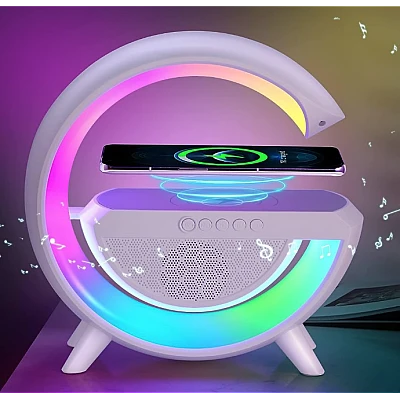 Boxa Multifunctionala 3 in 1 lampa LED RGB smart BT 2301 boxa bluetoothb incarcator telefon wireless lumina RGB Boxa Multifunctionala 3 in 1 lampa LED RGB smart BT 2301 boxa bluetoothb incarcator telefon wireless lumina RGB