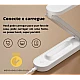 Lampa pentru birou pliabila si portabila 3 tipuri de lumina putere 3W touch USB Lampa pentru birou pliabila si portabila 3 tipuri de lumina putere 3W touch USB