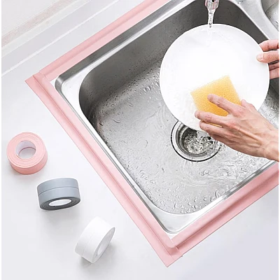 Set 2 Benzi late adezive etansare pentru baie din plastic ROZ 3 M Set 2 Benzi late adezive etansare pentru baie din plastic ROZ 3 M
