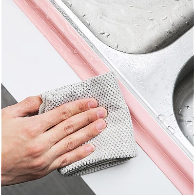 Set 2 Benzi late adezive etansare pentru baie din plastic ROZ 3 M Set 2 Benzi late adezive etansare pentru baie din plastic ROZ 3 M
