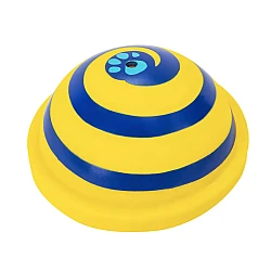 Set 2 Jucarii interactive pentru catei 2 in 1 minge si disc cu sunete