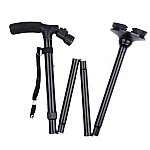 Baston de sprijin Trusty Cane cu inaltime reglabila pliabil cu lanterna