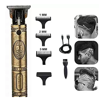 Trimmer de tuns barba si conturare professional WS T99 lama tip T din otel carbon acumulator detasabil Trimmer de tuns barba si conturare professional WS T99 lama tip T din otel carbon acumulator detasabil