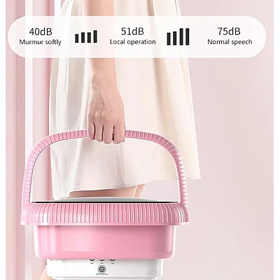 Mini Masina de spalat rufe portabila si pliabila 6.5 L Mini Masina de spalat rufe portabila si pliabila 6.5 L