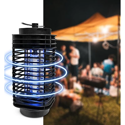 Lampa impotriva tantarilor HK 1107 Ultraviolet Negru Lampa impotriva tantarilor HK 1107 Ultraviolet Negru
