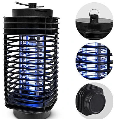 Lampa impotriva tantarilor HK 1107 Ultraviolet Negru Lampa impotriva tantarilor HK 1107 Ultraviolet Negru