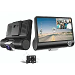 Camera auto tripla Full HD 3 camere fata/spate/interior ecran 4 inch G Senzor Camera auto tripla Full HD 3 camere fata/spate/interior ecran 4 inch G Senzor