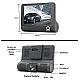 Camera auto tripla Full HD 3 camere fata/spate/interior ecran 4 inch G Senzor Camera auto tripla Full HD 3 camere fata/spate/interior ecran 4 inch G Senzor