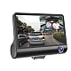 Camera auto tripla Full HD 3 camere fata/spate/interior ecran 4 inch G Senzor Camera auto tripla Full HD 3 camere fata/spate/interior ecran 4 inch G Senzor
