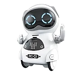 Robot de buzunar inteligent educational RC01 pentru copii si adulti in limba engleza control vocal moduri muzica dans si Imitare voce