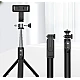 Selfie Stick cu telecomanda bluetooth si trepied P20S negru Selfie Stick cu telecomanda bluetooth si trepied P20S negru