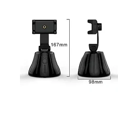 Suport rotativ telefon Robot cameraman Bluetooth cu rotire 360 grade Suport rotativ telefon Robot cameraman Bluetooth cu rotire 360 grade