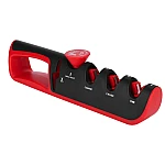 UB Ascutitor profesional de cutite ajustabil 4 in 1 Negru/Rosu