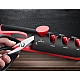 UB Ascutitor profesional de cutite ajustabil 4 in 1 Negru/Rosu