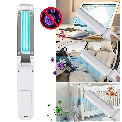 Set 2 Lampi UV bactericide portabile tip bagheta pentru sterilizare 3W Set 2 Lampi UV bactericide portabile tip bagheta pentru sterilizare 3W