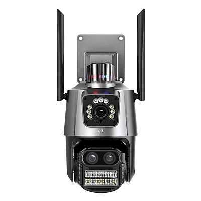 Camera de supraveghere dubla WIFI 8MP exterior/interior Ultra HD 5X zoom rotire alarma senzor miscare AX Camera de supraveghere dubla WIFI 8MP exterior/interior Ultra HD 5X zoom rotire alarma senzor miscare AX