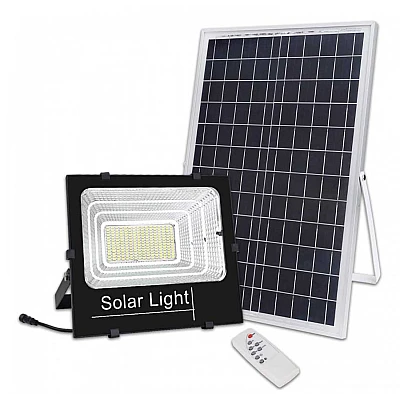 Proiector LED 200W cu panou solar si telecomanda HA Proiector LED 200W cu panou solar si telecomanda HA