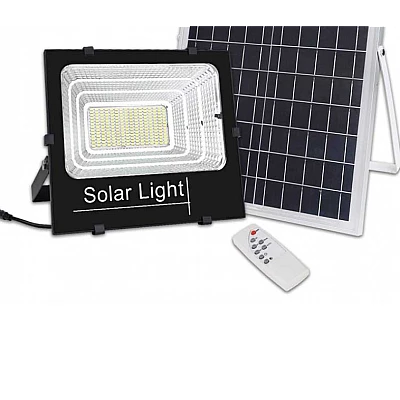 Proiector LED 200W cu panou solar si telecomanda HA Proiector LED 200W cu panou solar si telecomanda HA