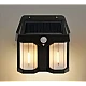 Lampa solara de perete dubla CB 228 AX cu senzor de miscare Lampa solara de perete dubla CB 228 AX cu senzor de miscare