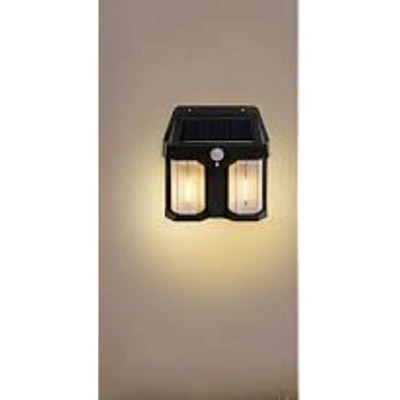 Lampa solara de perete dubla CB 228 AX cu senzor de miscare Lampa solara de perete dubla CB 228 AX cu senzor de miscare