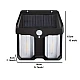 Lampa solara de perete dubla CB 228 AX cu senzor de miscare Lampa solara de perete dubla CB 228 AX cu senzor de miscare