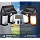 Lampa solara de perete dubla CB 228 AX cu senzor de miscare