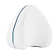 Perna din spuma cu memorie pentru picioare Leg Pillow Alb/Albastru BA