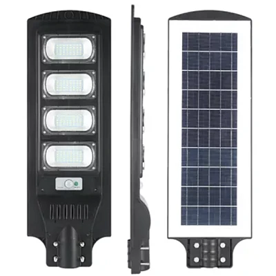 Lampa solara stradala cu senzor de miscare 400W 4 CASETE Lampa solara stradala cu senzor de miscare 400W 4 CASETE