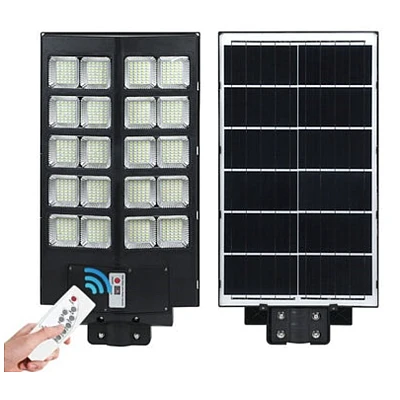 Lampa solara stradala 600W DUBLA senzor de lumina telecomanda 480 led Lampa solara stradala 600W DUBLA senzor de lumina telecomanda 480 led