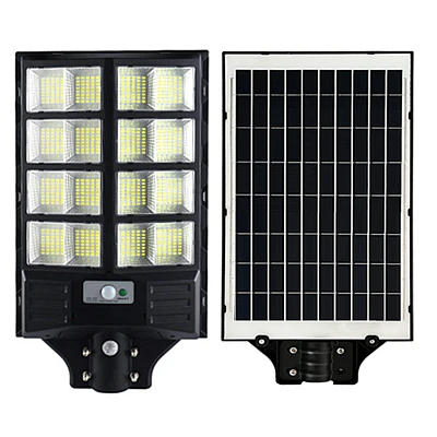 Lampa solara stradala 800W DUBLA senzor de lumina telecomanda Lampa solara stradala 800W DUBLA senzor de lumina telecomanda