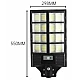 Lampa solara stradala 800W DUBLA senzor de lumina telecomanda Lampa solara stradala 800W DUBLA senzor de lumina telecomanda
