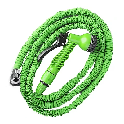 Furtun Extensibil verde Creponat 60m 200FT MAGIC HOSE Furtun Extensibil verde Creponat 60m 200FT MAGIC HOSE